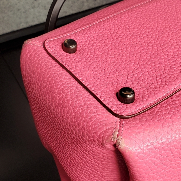 Pink Confetti Coach Pebble Leather Purse - Picture 8 of 15